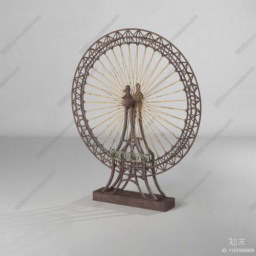 3D模型的摩天轮 3D模型的摩天轮 - BIM,Reivt中文网