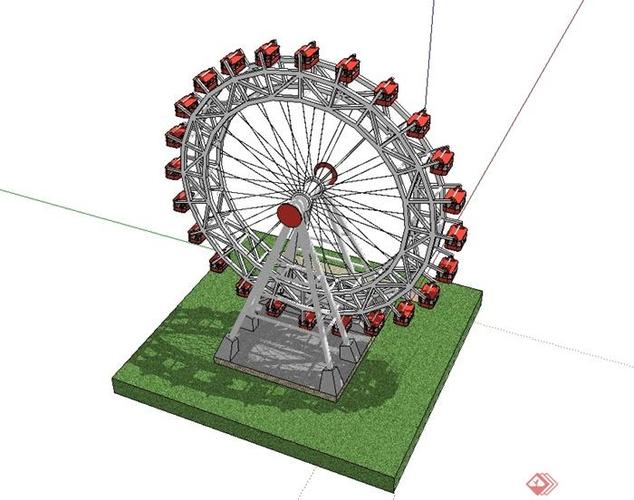 设计图:独具特色的摩天轮 设计图:独具特色的摩天轮 - BIM,Reivt中文网