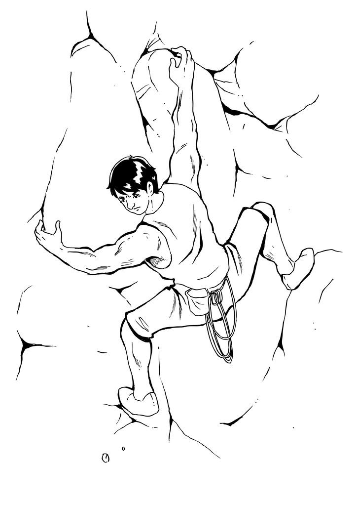 简笔画中的人物攀爬 简笔画中的人物攀爬 - BIM,Reivt中文网