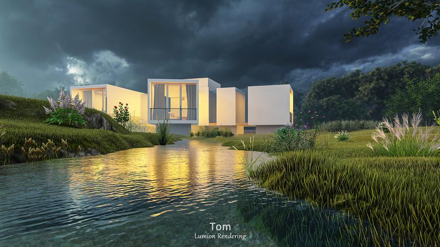 增加光源的lumion渲染 增加光源的lumion渲染 - BIM,Reivt中文网