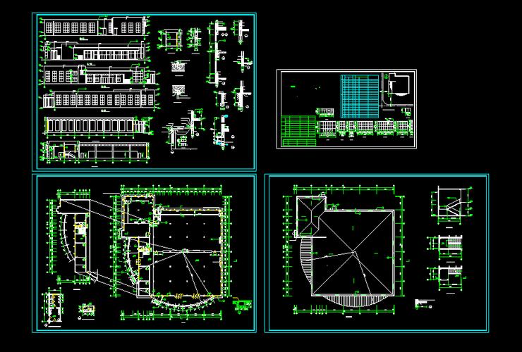 简单的CAD建筑平面图图片 简单的CAD建筑平面图图片 - BIM,Reivt中文网