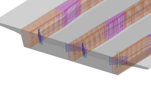 Revit曲面钢筋绘制