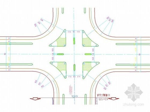 如何在CAD上绘制道路交叉口？ - BIM,Reivt中文网