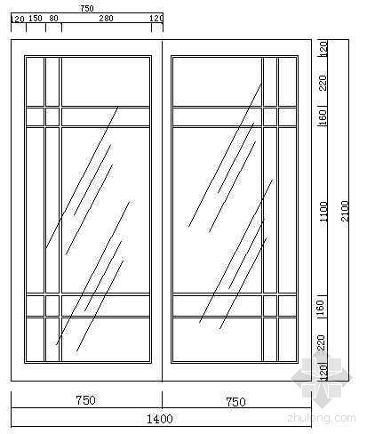 如何画CAD单扇移门 - BIM,Reivt中文网