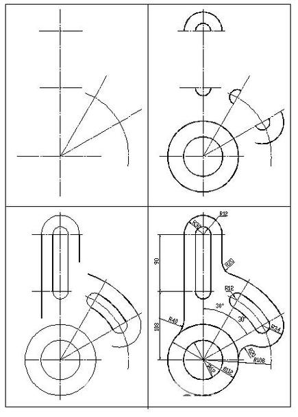 cad绘图步骤:如何安装轮架 cad绘图步骤:如何安装轮架 - BIM,Reivt中文网