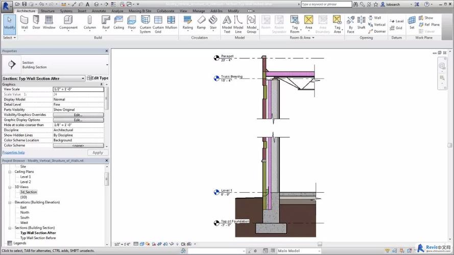 如何在Revit中设置墙体 如何在Revit中设置墙体 - BIM,Reivt中文网