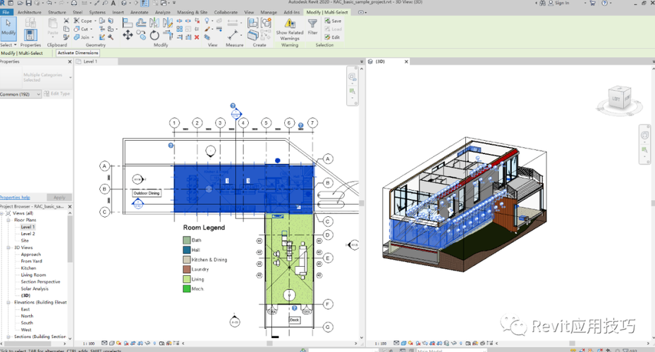 如何在Revit中查看三维剖面 如何在Revit中查看三维剖面 - BIM,Reivt中文网