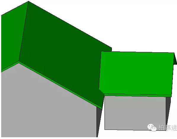 在revit中连接屋顶和连接几何图形有什么区别？